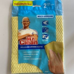 4/Mr Clean Cellulose Sponge Cloth 2 Cloths Per Pac